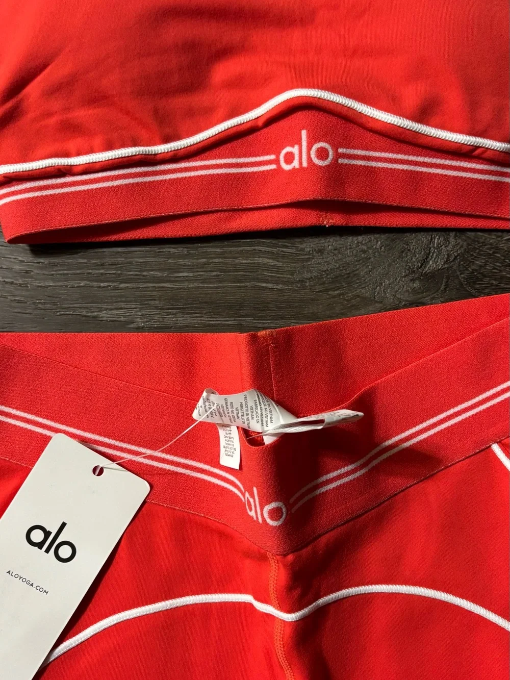 ALO Yoga Red Workout Set